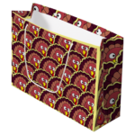 This is an image of a Turkey, Thanksgiving Gift Bag.  It links to more Gift Bags - Holidays and more.